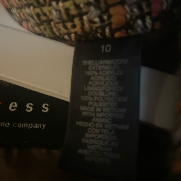 Axcess Liz Claiborne Tweed Blazer 10 - Picture 3 of 3